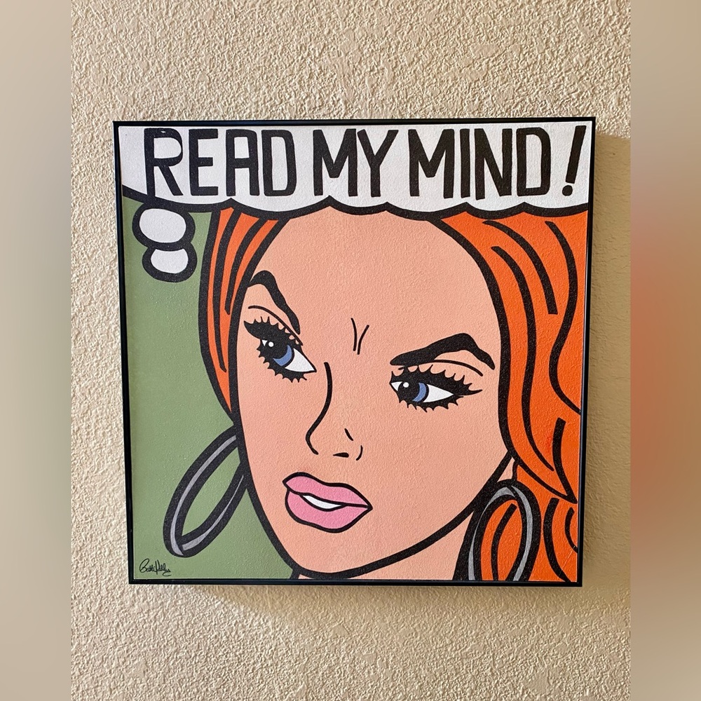 Textured Pop Art Comic Wall Art